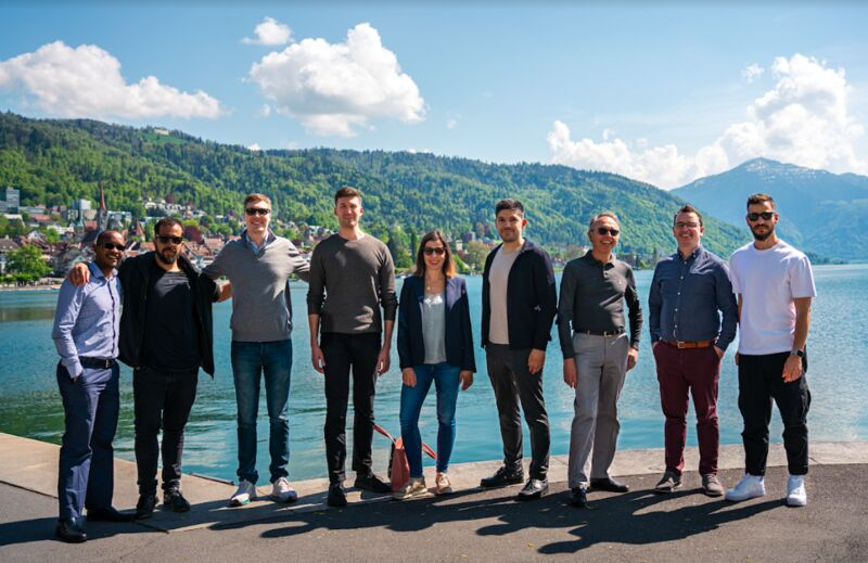 Pasquale Sorrentino con il batch di startup CVVC a Zug, Svizzera